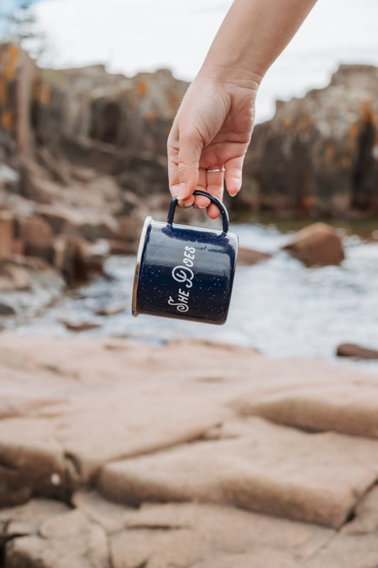 Camp mug - Blue